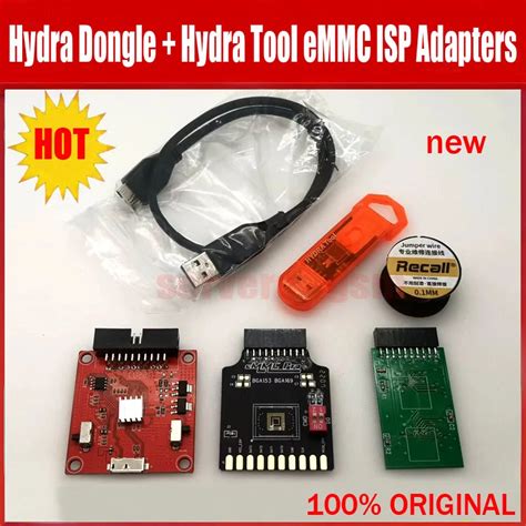 Martview New Version Hydra Dongle Emmc Isp Adapters Tool Emmc And Isp