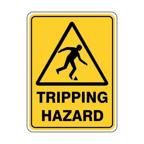 Tripping Hazard Buy Now Discount Safety Signs Australia