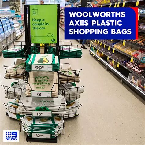 Woolworths Axes Its 15 Cent Reusable Plastic Shopping Bags