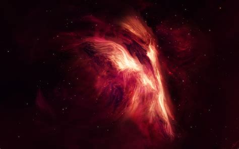 Nebula Red Dark Wallpaperhd Digital Universe Wallpapers4k Wallpapers