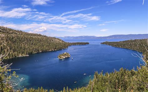 Emerald Bay And Fannette Island Leading Into Lake Tahoe Photo Jerry