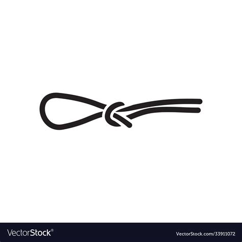 Rope Knot Royalty Free Vector Image Vectorstock