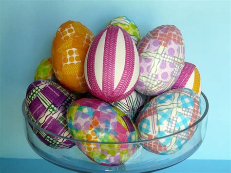Decorating Easter Eggs Washi Tape Part Deux