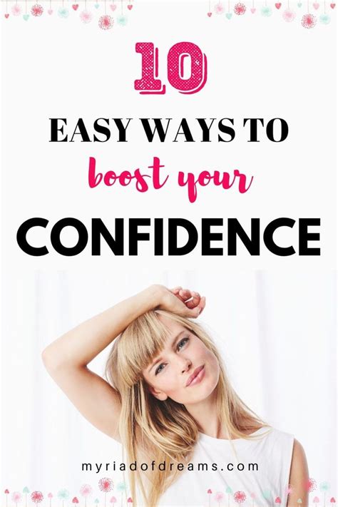How To Boost Your Self Confidence 10 Simple Ways In 2020 Self