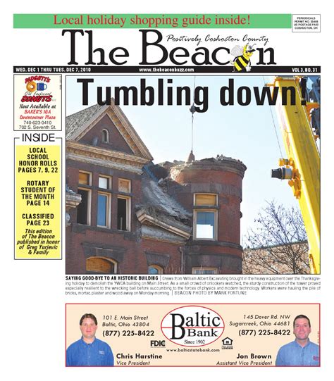 December 01 2010 Coshocton County Beacon By The Coshocton County