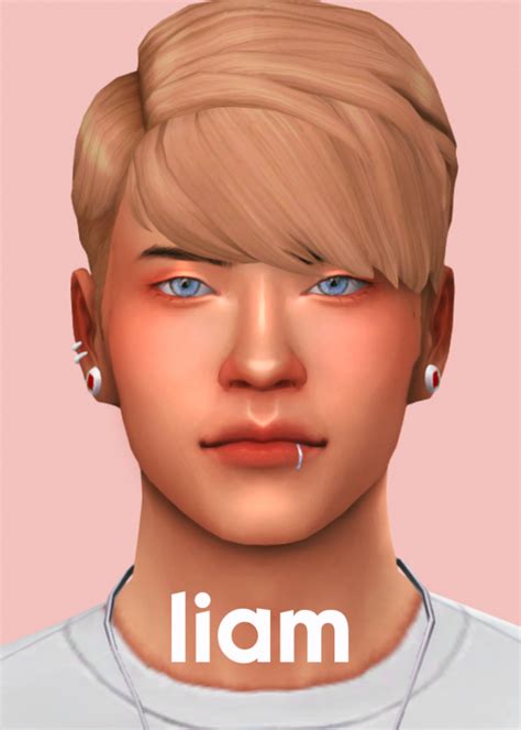 Maxis Match Male Cc — Vevesims Liam And Dyo Hair Full 18 Ea Swatches