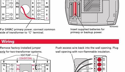 Honeywell Visionpro Th8000 Series Installation Manual 1003127 User