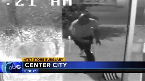 video shows smash and grab burglary 6abc philadelphia