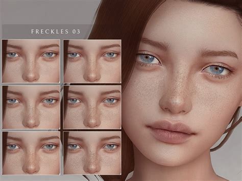 An Excellent Collection Of Freckles CC For The Sims 4 SNOOTYSIMS