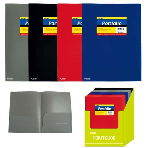 Poly Portfolio Folder With Two Inner Pockets Style 27d Case Pack 48