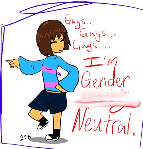 frisk has a gender it s called by hueghost on deviantart