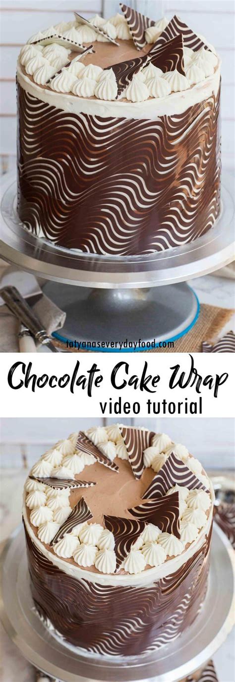 Chocolate Cake Wrap Tutorial Video Tatyanas Everyday Food