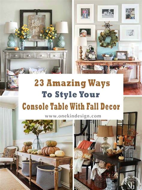 10 Stunning Fall Console Table Decor Ideas You Cant Resist