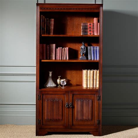 Wood Bros. Bookcase with Wood Doors | Choice Furniture