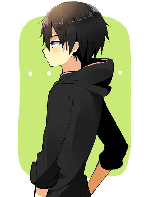 Tsundere hoodie funny anime sweatshirt tsundere meme | etsy. Jayande: Side View Boy In Hoodie Drawing