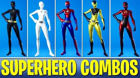 Best Sweaty Superhero Skin Combos In Fortnite Youtube