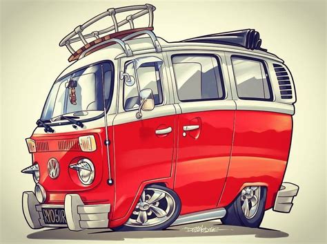 Volkswagen Bus Camper Camper Van Van Drawing Kombi Mo Vrogue Co