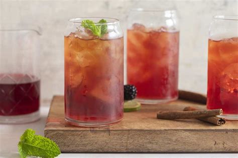 Blackberry Iced Tea With Cinnamon And Ginger Recipe