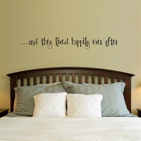 Happily Ever After Wall Decal Couple Bedroom Decor Decal Etsy