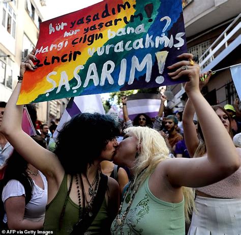 Turkish Police Clash With LGBTQ Supporters And News Photographer At