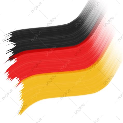 Gambar Sikat Jerman Bendera Jerman Sikat Jerman Png Transparan Clipart Dan File Psd Untuk