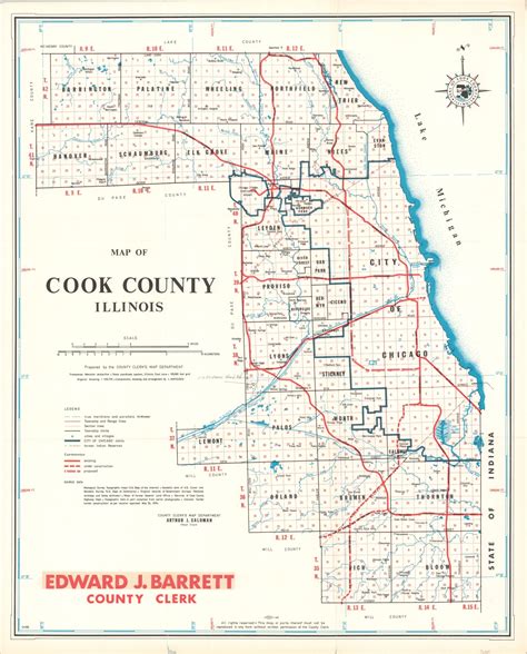 Map Of Cook County Illinois Curtis Wright Maps
