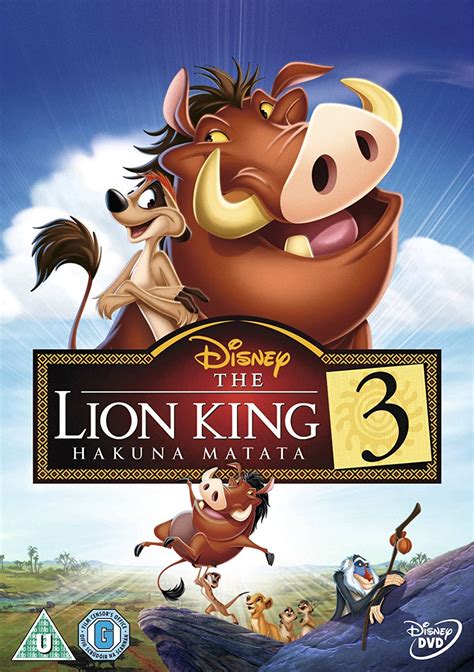 The Lion King 3 Hakuna Matata Dvd Br Dvd E Blu Ray