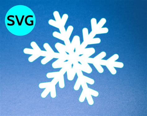 Snowflake Svg File For Cricut And Silhouette Svg Snowflake Clipart And