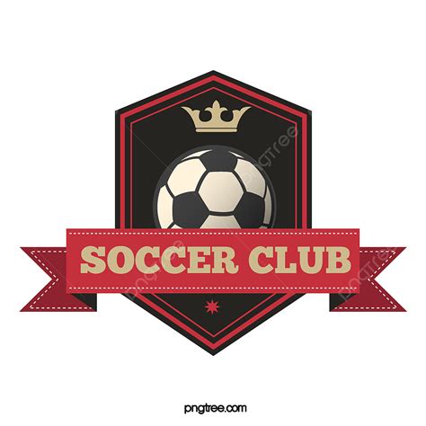 Football Club Logo Vector Design Images Red Black Retro Polygon Football Club Logo Club Club
