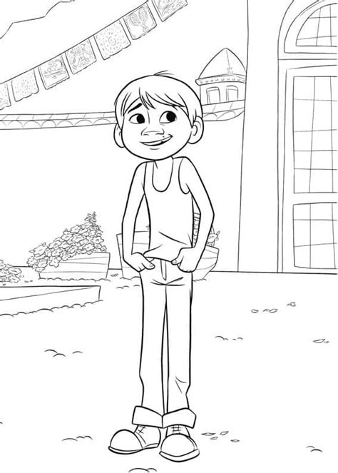 Coco Miguel Rivera Coloring Page Download Print Or Color Online For Free