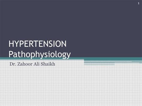 Ppt Hypertension Pathophysiology Powerpoint Presentation Free