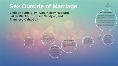 Sex Outside Of Marriage By Kelsey Hubbard