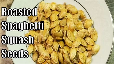 Roasted Spaghetti Squash Seeds A Healthy Delicious Snack A Simple