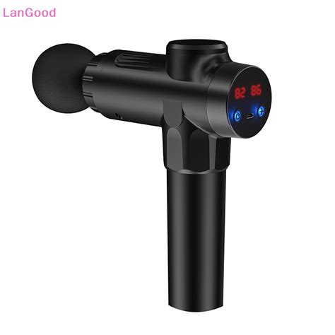 Langood High Frequency Massage Gun Muscle Relax Body Relaxation Electric Massager With Portable