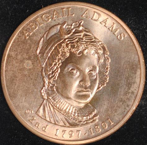 Abigail Adams First Spouse Medal For Sale Buy Now Online Item