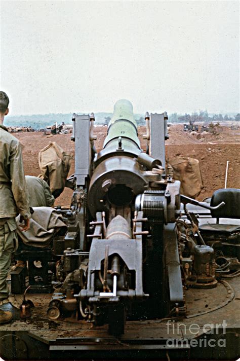 Self Propelled 8 Inch Howitzer M110 Lz Oasis R V N 1968 Photograph By