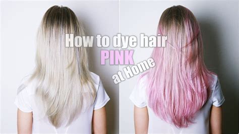 l orÉal colorista how to dye your hair pink perfect pastel pink hair tutorial youtube