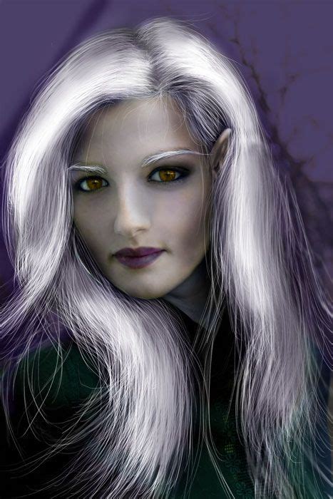 Transform A Female Into A Dark Elf Using Photoshop Drawing Techniques