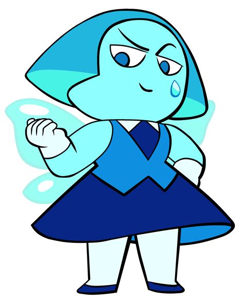 An Image Of A Cartoon Character With Blue Hair And Dress Standing In