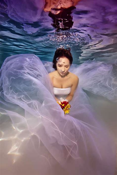 Underwater Wedding Dress Photography Album 2014 2015
