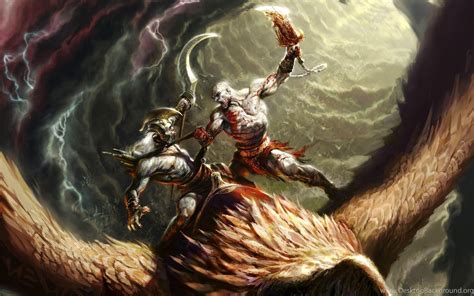 Kratos Vs Zeus Wallpapers Top Free Kratos Vs Zeus Backgrounds