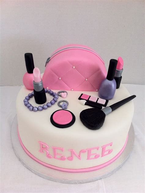 Makeup birthday cake makeup birthday cake cakecentral. Makeup — Children's Birthday Cakes | Birthday cakes girls kids, Makeup birthday cakes, Make up cake