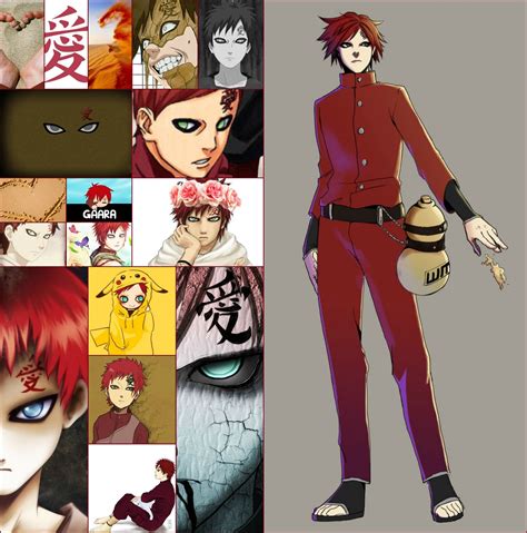 A Collage I Made Myself In Honor Of Gaara And His Birthday Today 119