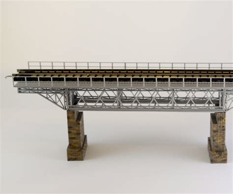 Building A 1160 N Scale Model Of A Truss Railroad