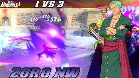Pvp 1vs3 Zoro Nw Pvp Gameplay One Piece Fighting Path Youtube