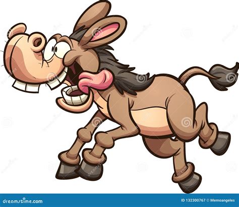 Crazy Donkey Cartoon Stock Illustrations 101 Crazy Donkey Cartoon