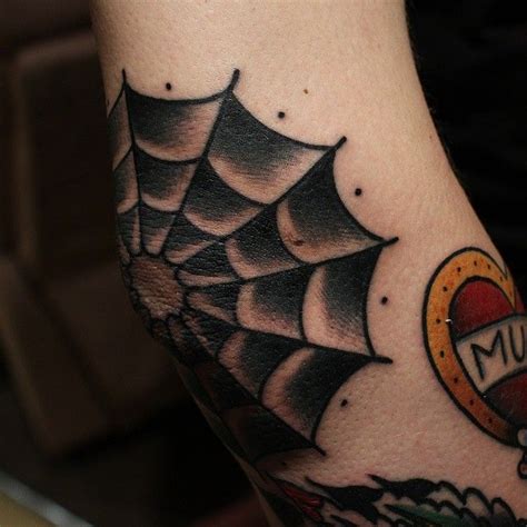 Top 93 Pictures Spider Web Tattoos On Elbow Pictures Superb