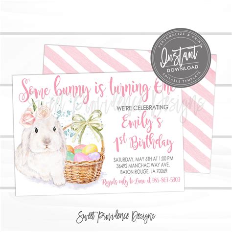 Print out 9th birthday invitations. First Birthday Invitation | Shilohmidwifery.com