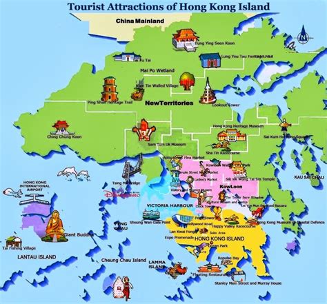 Click full screen icon to open full mode. Maps Update Hong Kong Map For Tourist Stunning Attractions ...