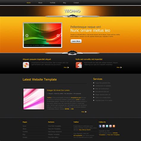 All this built on html, css, and bootstrap. Best Free CSS Templates For The Year 2012